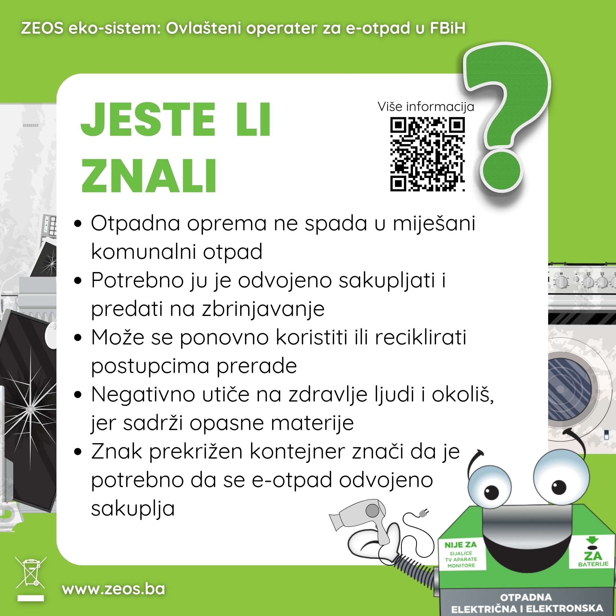 Važne informacije o e-otpadu!