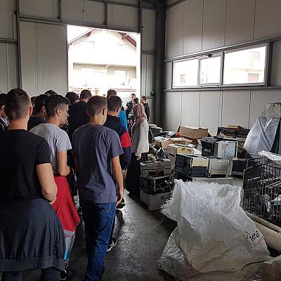 Posjeta učenika reciklažnom postrojenju Aida-Commerce d.o.o.