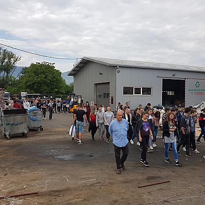 Posjeta učenika reciklažnom postrojenju Aida-Commerce d.o.o.