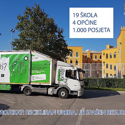 1.000 posjeta edukativnom super vozilu E-transformer!