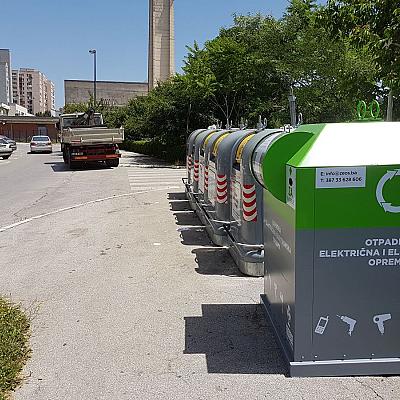 Postavljeni novi kontejneri za e-otpad u Kantonu Sarajevo