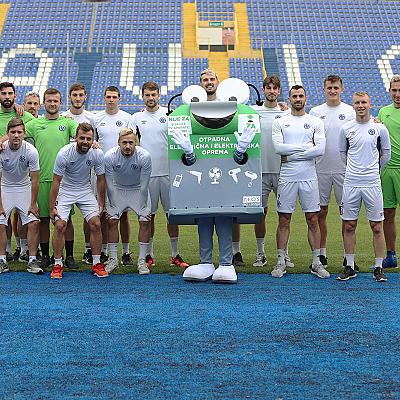 Mister Recko u posjeti treningu FK Željezničar