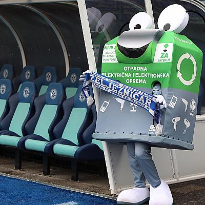 Mister Recko u posjeti treningu FK Željezničar