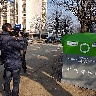 U Gradu Goražde uspostavljanje sistema pravilnog odlaganja i zbrinjavanja električnog i elektronskog otpada