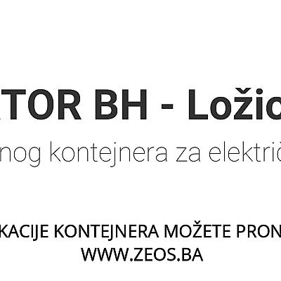 Ulični kontejner za e-otpad MERCATOR BH Ložionička