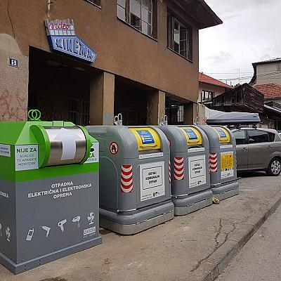 Kontejneri za električni i elektronski otpad u Općini Stari Grad Sarajevo