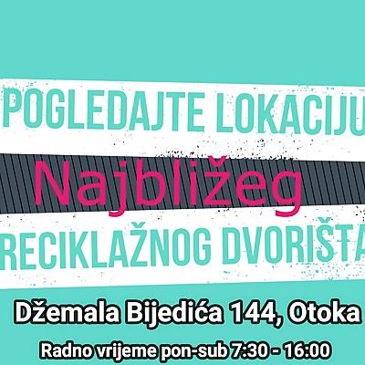 Znate li lokaciju reciklažnog dvorišta za e-otpad u Kantonu Sarajevo?