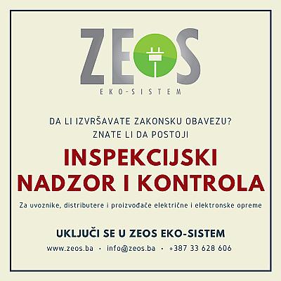 Poziv svim distributerima, uvoznicima i proizvođačima električne i elektronske opreme da se uključe u ZEOS eko-sistem