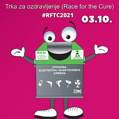 ZEOS eko-sistem d.o.o. je dio podrške ovogodišnjoj trci Race for the Cure