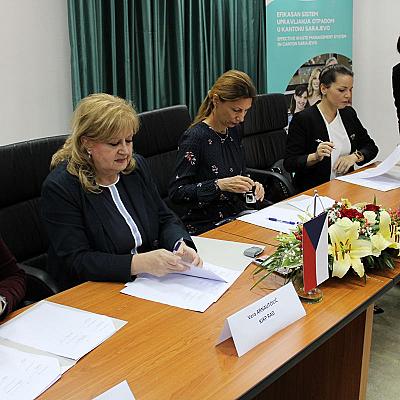 Prvi sastanak platforme za suradnju relevatnih aktera na projektu "Efikasno upravljanje otpadom u Kantonu Sarajevo"