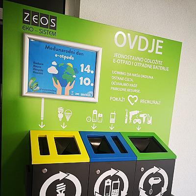 Međunarodni dan e-otpada 2021: U Federaciji Bosne i Hercegovine širi se mreža za sakupljanje električnog i elektronskog otpada