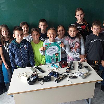 Škole širom Gračanice spriječile zagađenje kroz sakupljenu količinu od 950 kilograma elektro otpada