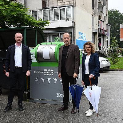 Postavljen osmi kontejner za E-OTPAD u Novom Sarajevu!