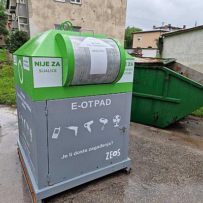 Postavljeni kontejneri za e-otpad u Općini Bugojno