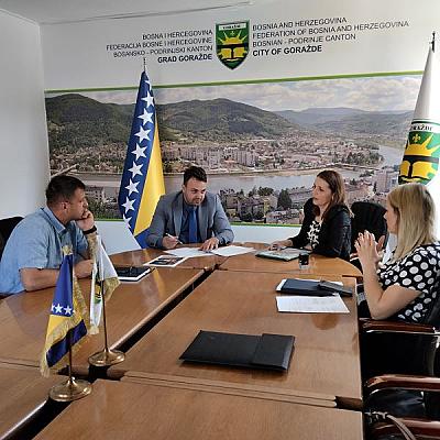 Postavljanje kontejnera za e-otpad na području Grada Goražda