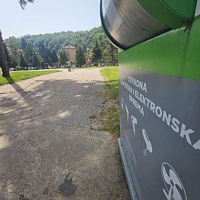 Postavljanje kontejnera za e-otpad na području Grada Goražda