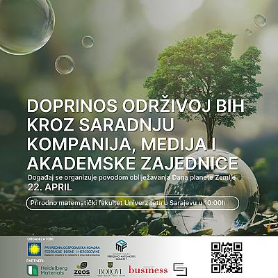 22. april 2025 Doprinos održivoj BiH kroz saradnju kompanija, medija i akademske zajednice