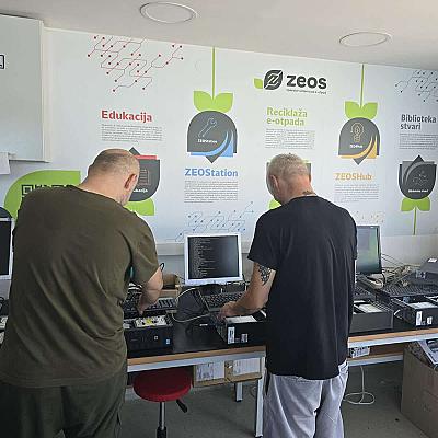 U ZEOStation-u je danas obnovljeno 10 kompjutera za korisnike Pomozi.ba
