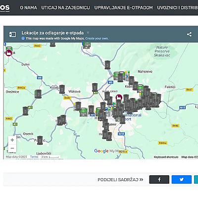 Kontejneri za e-otpad u Kantonu Sarajevo