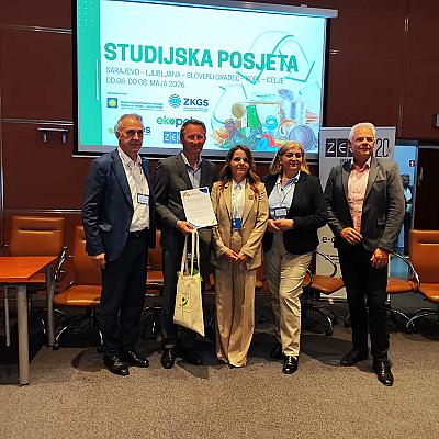 Studijska posjeta za komunalna preduzeća iz BiH u Sloveniju