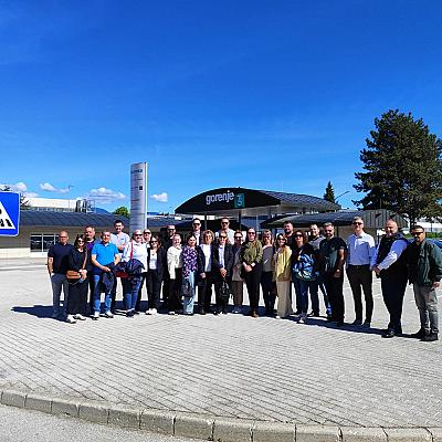 Studijska posjeta za komunalna preduzeća iz BiH u Sloveniju