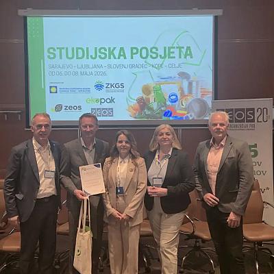 Studijska posjeta za komunalna preduzeća iz BiH u Sloveniju