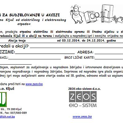 Očistimo Ključ od električnog i elektronskog otpada