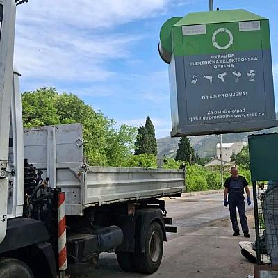 ZEOS kontejneri za e-otpad ispražnjeni u Jablanici i Mostaru