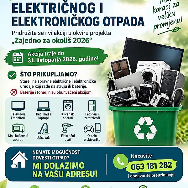 Akcija prikupljanja električnog i elektroničkog otpada u Novom Travniku