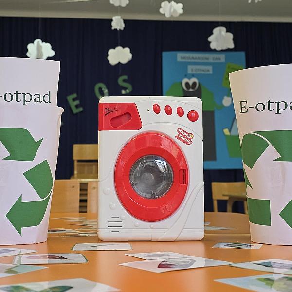 Međunarodni dan e-otpada proslavljen uz osmijehe i važne lekcije u Vrtiću Dunje!