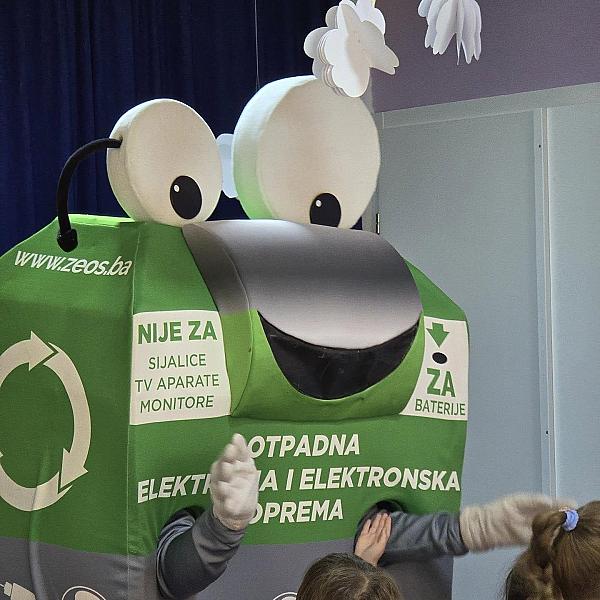 Međunarodni dan e-otpada proslavljen uz osmijehe i važne lekcije u Vrtiću Dunje!