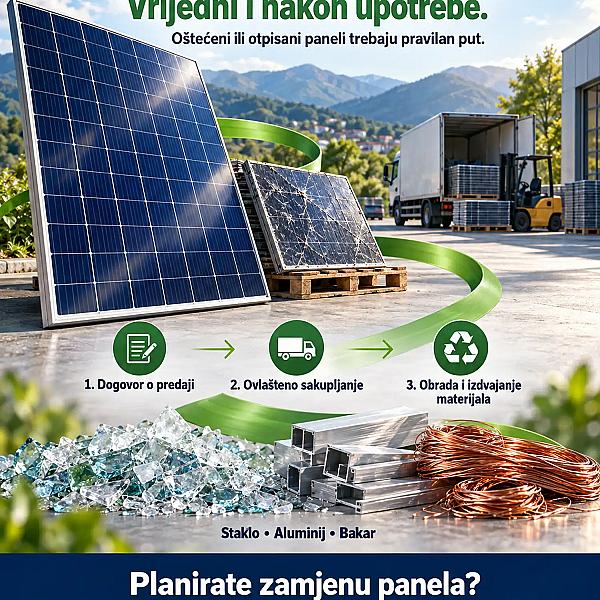 ZEOS eko-sistem za svoje klijente osigurava besplatnu reciklažu solarnih panela