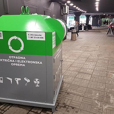 Prvi put u BiH, specijalni kontejneri za e-otpad!
