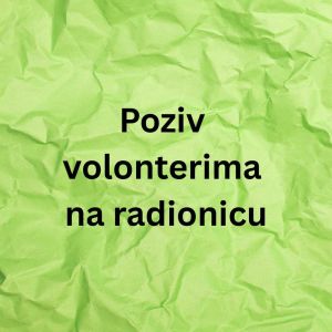Poziv volonterima da prisustvuju radionici popravke računara