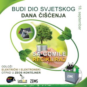 Svjetski dan čišćenja - počisti i svoj elektronski otpad