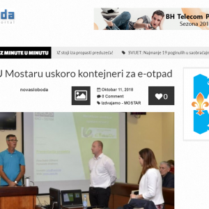 U Mostaru uskoro kontejneri za e-otpad