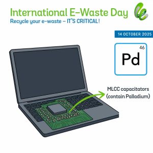 Kritična sirovina paladijum - Međunarodni dan e-otpada 2025