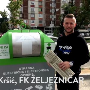 Fudbaleri FK Željezničar recikliraju svoj e-otpad!