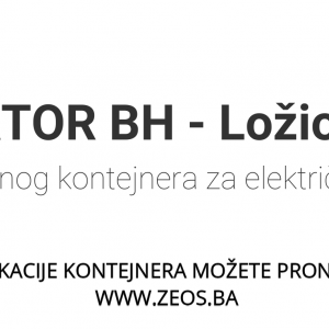 Ulični kontejner za e-otpad MERCATOR BH Ložionička